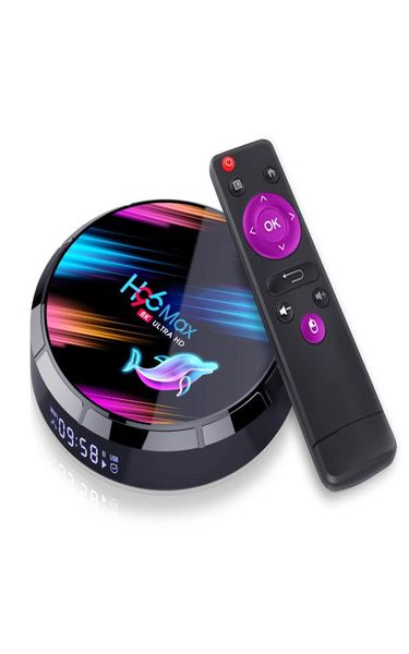 Android 90 TV Box H96 MAX X3 4GB 128GB 64GB 32GB AMLOGIC S905X3 Поддержка 5G WIFI 1080P 4K 60FPS Google Player YouTube 8K H96MAX7222085