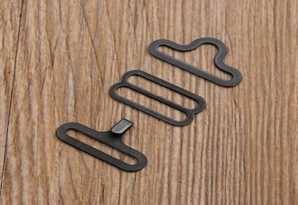 Kleidergarderobe Aufbewahrung 30pcsset 20mm Fliege Keilhardware Krawatte Haken Cravat Clips Befestigungselemente, um verstellbare Gurte auf Buckl6261009 herzustellen