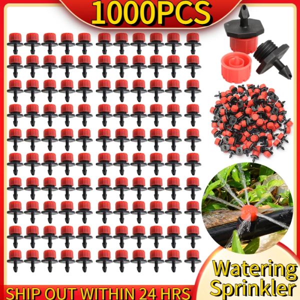 Decorazioni Garden Irrigation Ugello regolabile Dripper Sprinkler Emettitore Micro Drip Drip Balcone Acquare Spray Acqua Guocio Testa