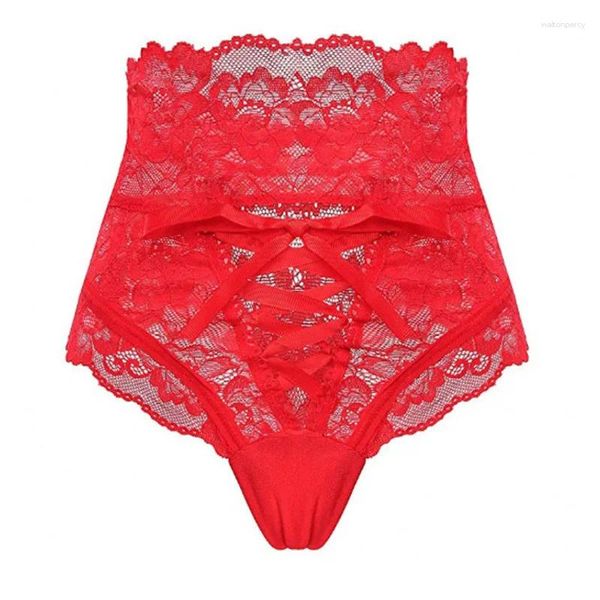 Mutandine femminili Fashion Triangle Sexy Triangle Pants Lace High Waist e Hip Whatwear Floral Withed Women Lingerie Women Lingerie