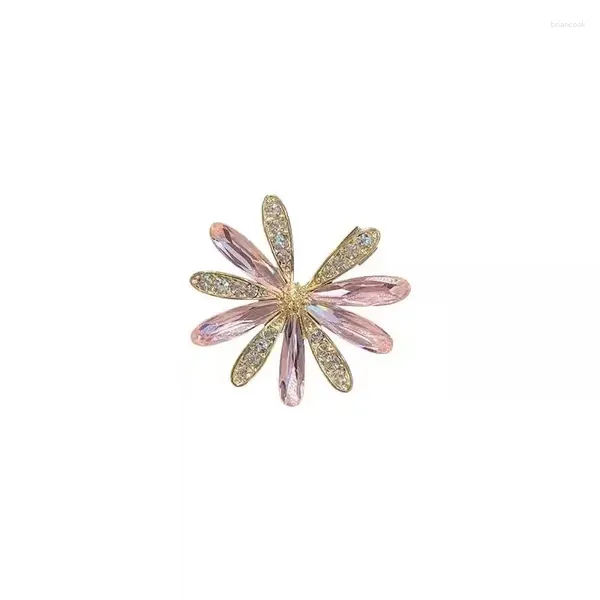 Броши Crystal Glass Little Daisy Flower Broche