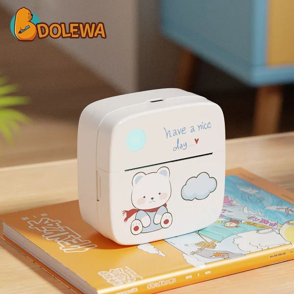 Lailai Bear Mini Printer Portable Printer Therle Print