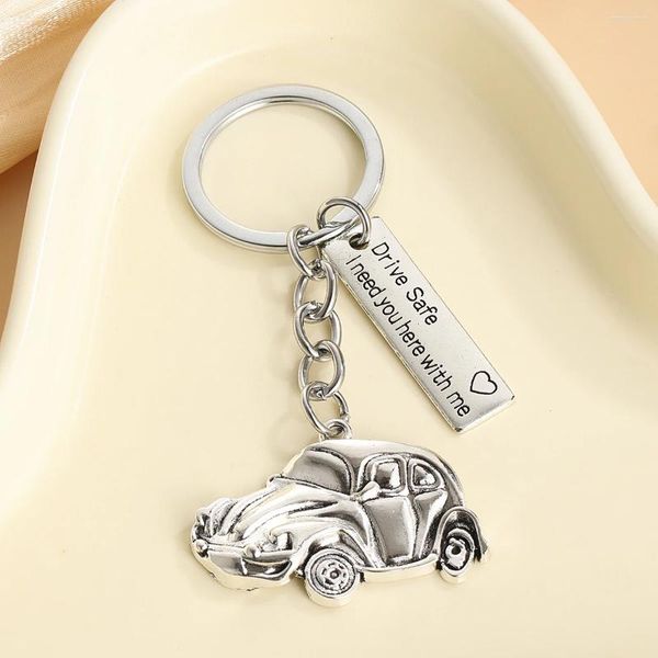 Keychains 20pcs Car Drive Safe Ich brauche Sie hier bei mir Schlüsselbund