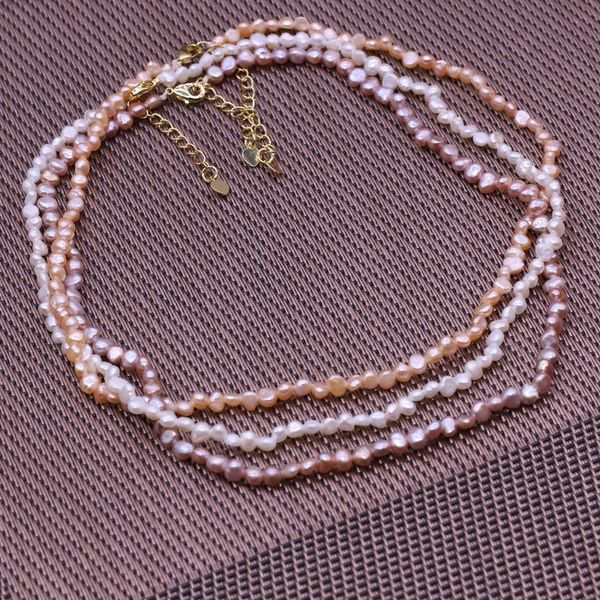 Натуральное пресноводное жемчужное колье ожерелья барокко жемчужины для женщин свадебная медная застежка ожерелья подарки.