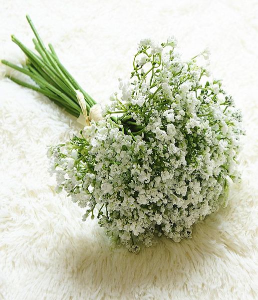 16pcsset Babies Atem künstliche Blumen Gefälschte Gypsophila DIY Blumenstrauß Arrangement Hochzeit Hausgarten Party Dekoration2768491