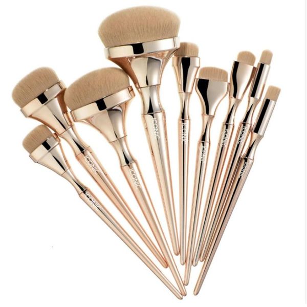 Make -up -Tools Saiantth British Generation039s Iconic London HD High Definition Make -up Pinsel 9PCS Foundation Concealer Brus9374873