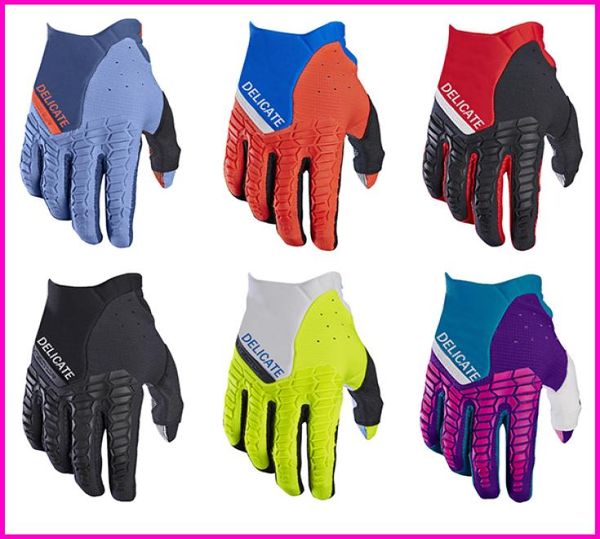 2020 Delicate Fox MX Pawtector Luvas MTB DH Motocicleta Rampa de motocicleta de bicicleta de bicicleta de bicicleta de bicicleta de moto luvas azuis claras8775334