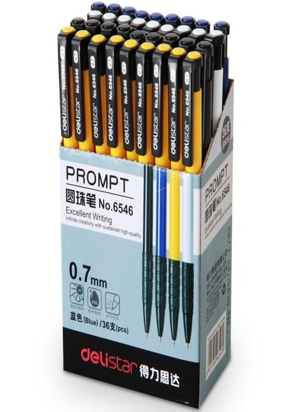 Yazma malzemeleri 36pcsbox tam top kalem ucuz top kalem presleme tükürme kalem kırtasiye ürünleri ofis ve okul malzemeleri 201800511