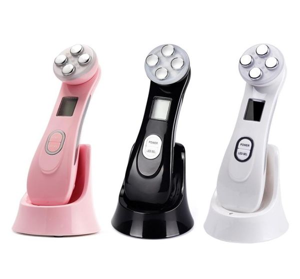 Gesichtsmassage RF EMS Elektroporation LED PON Light Therapy Beauty Device Anti -Aging -Gesichtshebeanziehung Augen Gesichtshaut Hautpflege 7346485