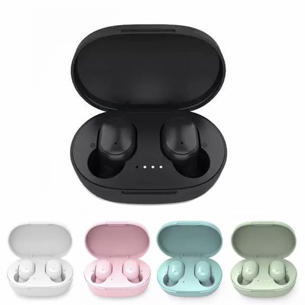 A6S Bluetooth Kopfhörer Wireless Ohrhörer Stereo Headset SporteRbuds Mikrofon mit Ladebox Forsmartphone