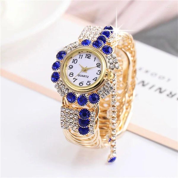 Pulseira de liga de liga de moda criativa Tassel Bracelet Watch Watch Dress Vester Wristwatch Relógio para mulheres acessador