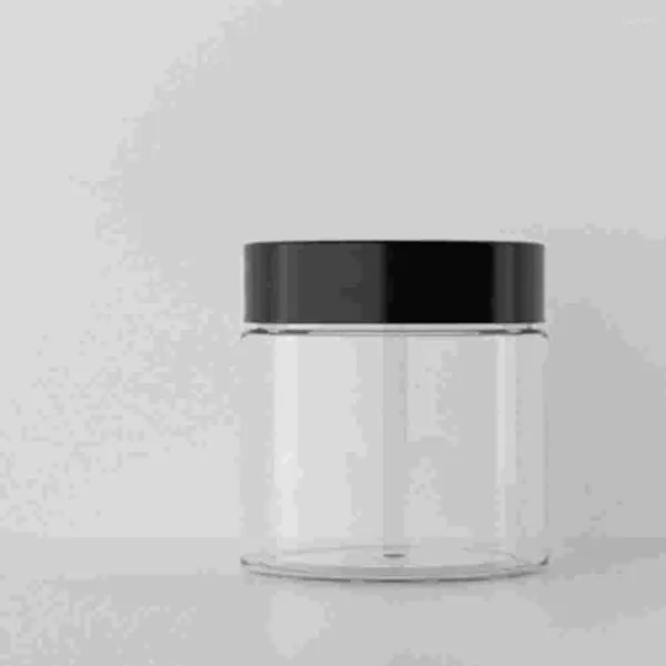 Bottiglie di stoccaggio 8 pezzi Creami Wide Jar contenitori rotondi rotondi creme per viso trasparenti in plastica per il viaggio