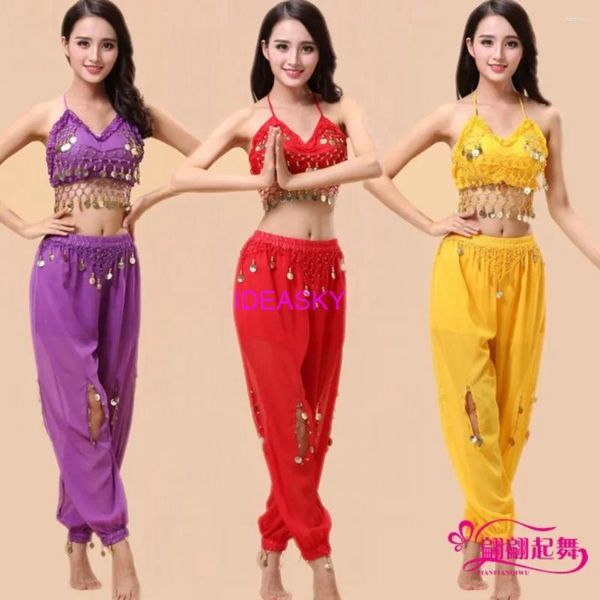 Stage Wear Belly Dance Costumi Set da donna Professional Domande Bollywood Dress Bellydance Oriental Dancing