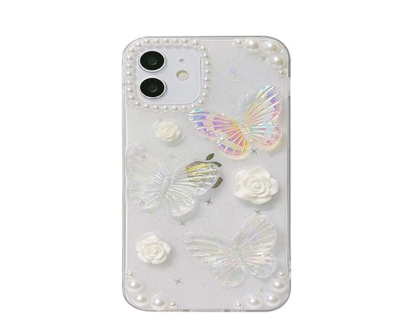 Retro Threedimensional Butterfly Case 11 Apple 12promax Эпоксидный блеск xs применимо 713 женский 7586519