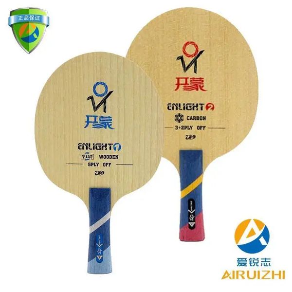 Dostluk 729 Kaimeng Pure Ahşap Karbon Masa Tenis Raketini Çocuklar Eğitimi için İnce Tutlu Kurulu 240419