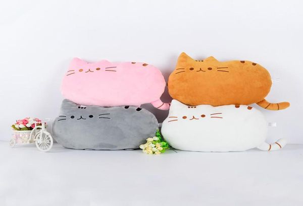 Almofada de travesseiro de gato de desenho animado