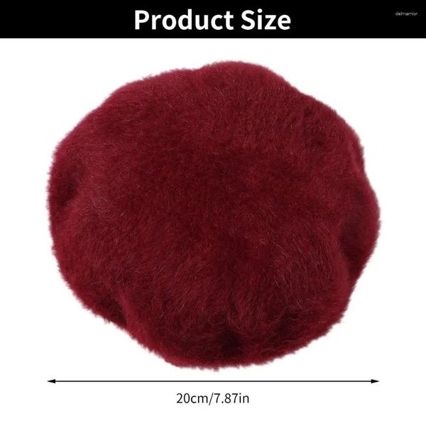 Berets französische Frauen Mädchen Winter warmer Slouch Stil Filzgefühl