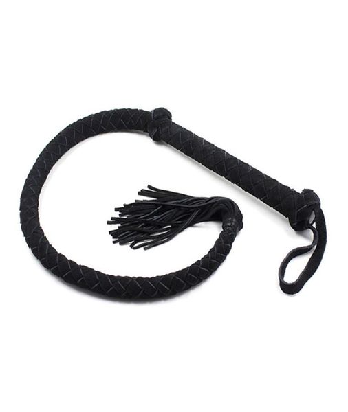 Echte Lederpeitsche Peitsche Flogger Arsch Sprosage Bondage Sklave im Erwachsenenspiel für Paare Fetisch Sexspielzeug für Frauen und Männer 108 CM8032198