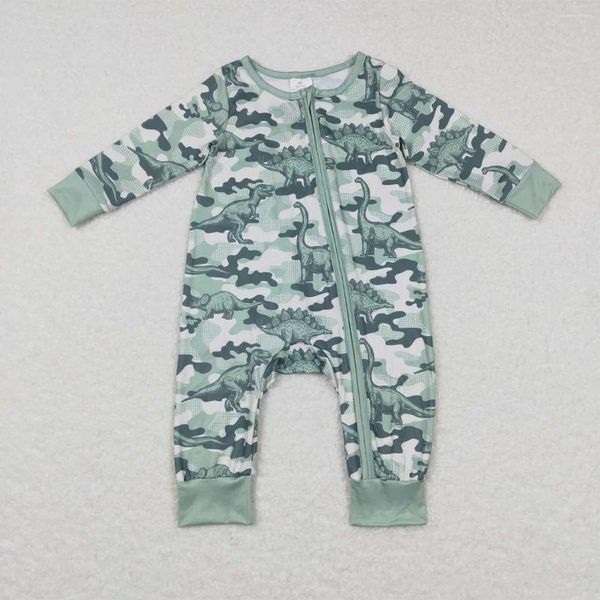 Set di abbigliamento bambino all'ingrosso bidone della mucca alpina western stampare fiore a maniche lunghe tuttoni salti per bambini