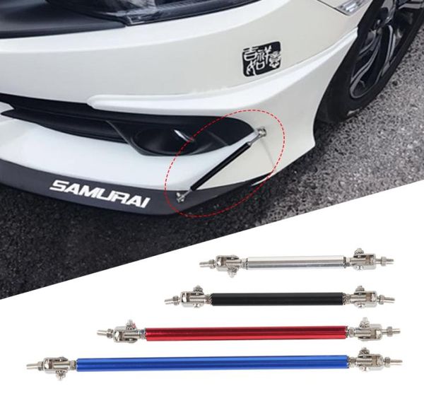 NEU 2X Universal Racing Verstellbarer vorderer Heck -Stoßfänger Lip Splitter Support Bar Kit Racing 75mm100mm Auto Styling Tunning9547589