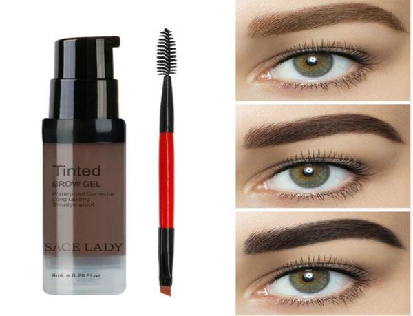 Color Salon Eyebrow Pomade da 6 ml Kit spazzola tinta Kit marrone henny hyew gel panna truccatura set di penna set di cera estetico 5892119