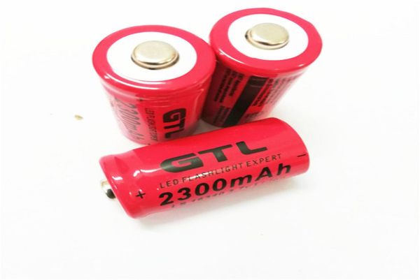 CR123 GTL 16340 2300MAH 3 7V wiederaufladbare Lithiumbatterie Taschenlampe Laser -Stift -Batterie 8932358