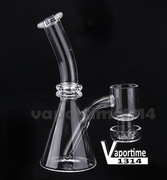 Acessórios para fumantes de Terp Slorper Baker Quartz Mini Bongos 5 polegadas Vacuum Bowl Banger Nails