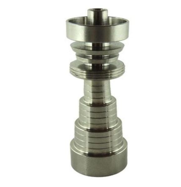 Universal Domeless Titanium Nagel 101418mm männliche und weibliche verstellbare Adapter Ti Nagel 10mm14mm19mm 6 in 1 Gr2 Titan Nagel GLA6977863