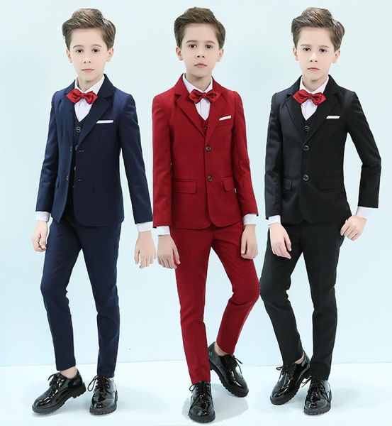 Ternos formais de meninos formais para casamentos festas crianças blazer terno meninos fantasia mariage jogging garcon blazer adolescente garoto britânico estilo tuxedos1897213