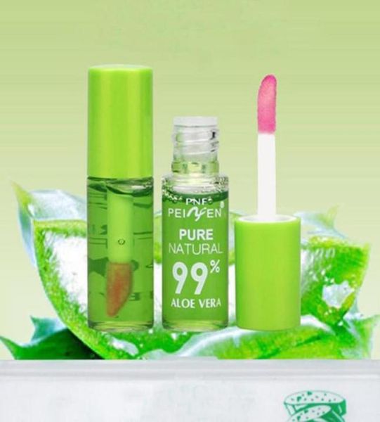 Aloe vera natural, alteração de cor de brilho labial, alteração hidratante batom líquido Lips Lips Lips Lips Cosmetics1973378
