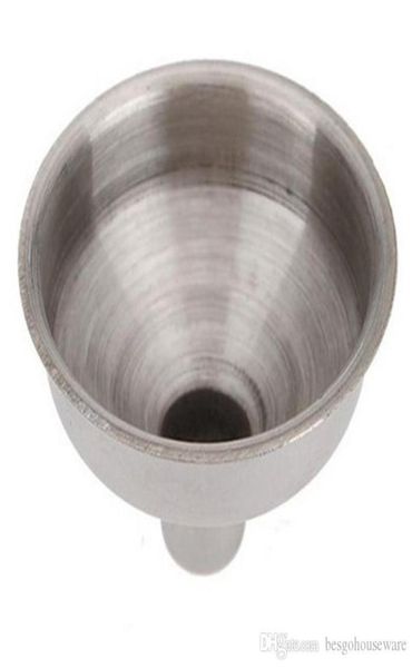 3525mm Funil de frasco de quadril de aço inoxidável para todas as ferramentas de cozinha de quadril Mini Funnel de vinho portátil Universal Hip Flasks Funnels BH1616605