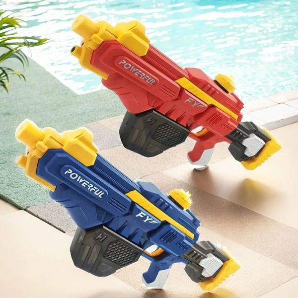 Verão Gun de água totalmente automático de alta tecnologia Toy elétrico Toy elétrico Piscina de praia ao ar livre Festa de grande capacidade Toy de água 240422