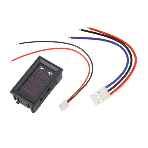 2024 Новый DC 0-100v Mini Digital Voltmeter 10A панель AMP Volt Voltage Tcce Setter Deter Detecter Светодиодный дисплей Auto Car Red Blue Greenforfor