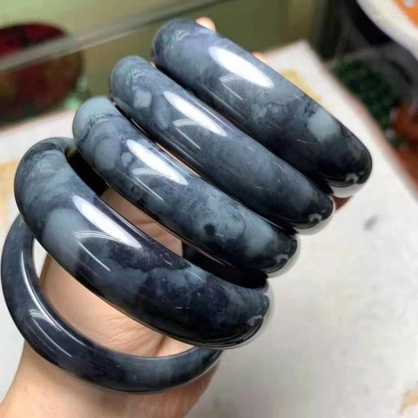 Inchiostro del marino etiano a branco e bianco inchiostro Bracciale Nero Bracciale di razza di razza di bangle