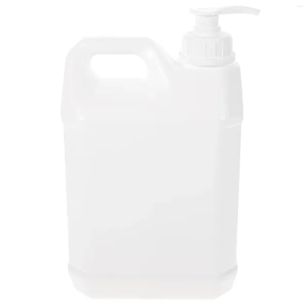 Garrafas de armazenamento 2 5L SHAMPOO BOMBO BOMBA DISPENSOR DE SOAPA DISSENSOR DE SOAPA COM TAPA TOTENDIDORES DE COSMETICOS BRANCOS