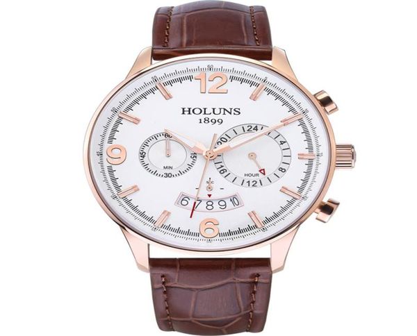 Роскошные часы 22 мм большие 24 -часовые циферблаты Quartz Watches Man The Ristech Waterpatch Watch Watches для мужчин F5513121