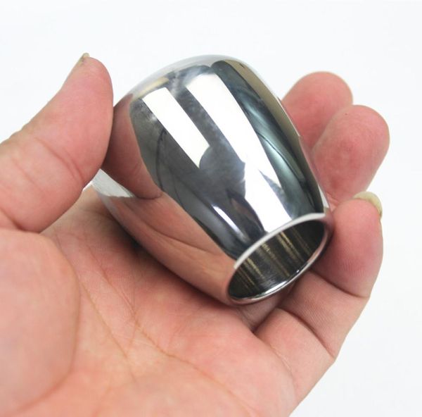 Cockring a 4 dimensioni anelli testicoli in acciaio inossidabile pesante Scongele per scroto manicotto Strete di bloccaggio in metallo Peso a sospensione per M9560242