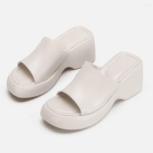 Slippers Sandals Summer Women Women Platform Plaight шлепанцы тренд