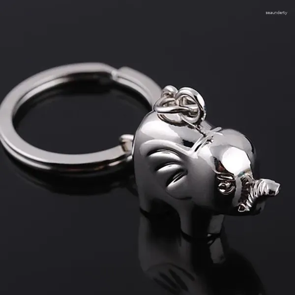 Tornari Elefant Keys Keyrings Silver Colore Gold Gold Chain Party Gifts per donne Portachiavi Donna