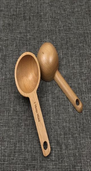 Cucchiaio di misurazione in legno 15 ml di cucchiaio da caffè in legno naturale cucchiai cucina cucchiai per bambini bambini9651460