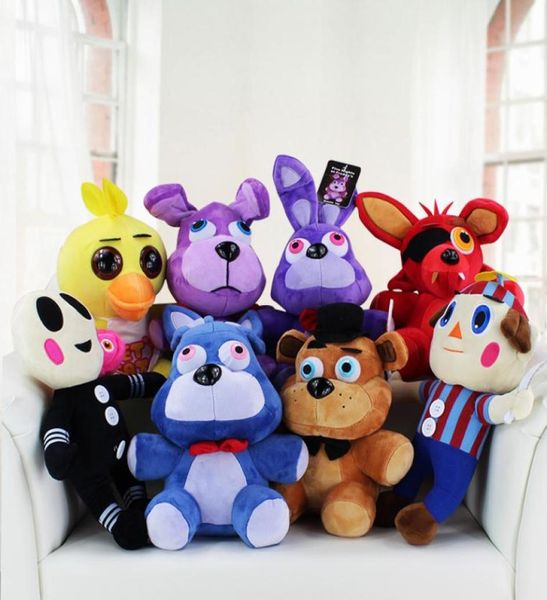 25 cm cinco noites no Freddy Fazbear Bear Bonnie Foxy Balão de Balão Balão Balão Balão de pelúcia