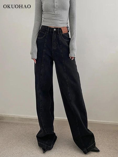 Женские джинсы корейские 2024 года осенние зимние кардиганы мод