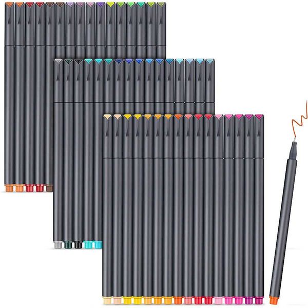 Markierungen Bview Art Colored Stifte Feinpunktmarkierungen Fein Tipp Zeichnen Stifte Fineliner Stift für Journaling Schreiben Notiz Art Officel2405