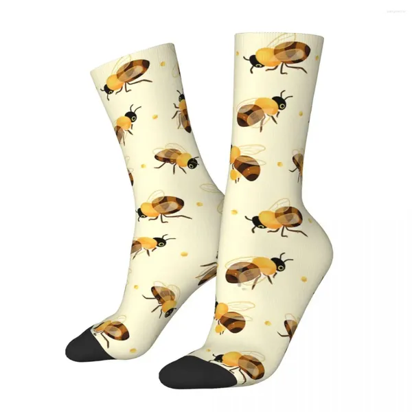 Herrensocken Honigbienen männliche Männer Frauen Sommerstrümpfe gedruckt