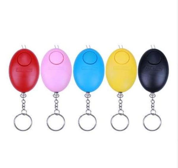 120 dB Personal Alarm Keyring Outdoor Eiform Panik Vergewaltigungsangriff Sicherheit Outdoor EDC -Werkzeugpockt Noti -Tool2150570