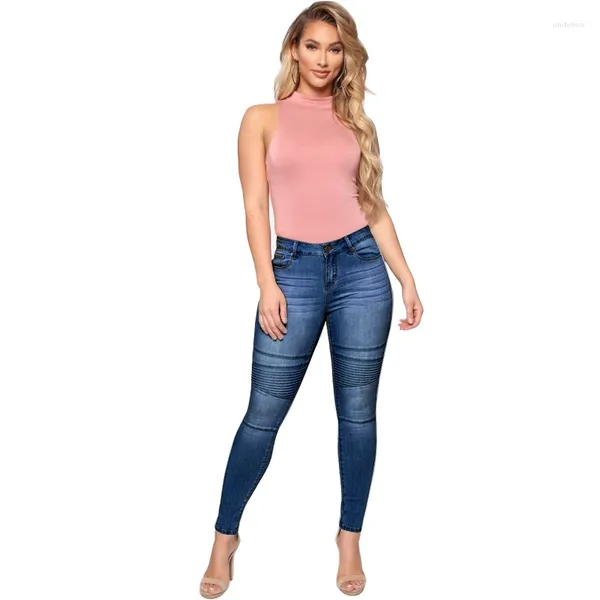 Frauen Jeans hochwertige sexy Luxushosen Hosen für Frauen Jeggings Skinny Tall Womens Denim