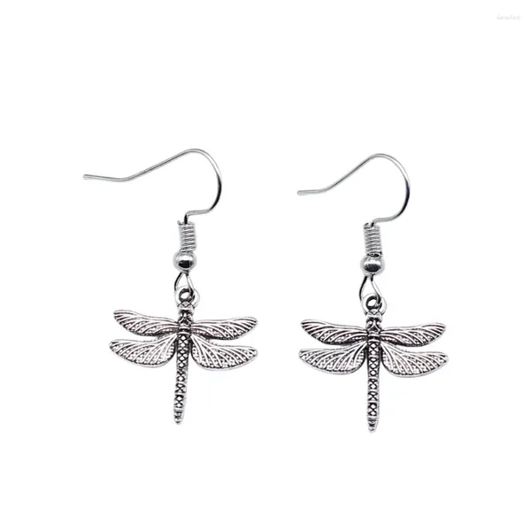 Orecchini a pennaglietta 1PAir Dragonfly Ciondoli per donne 2024 Telefono di tendenza a ciondoli per i cittadini di gioielletti di allenamento 18x19mm