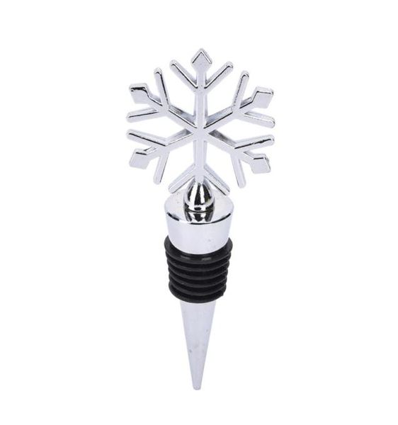 1pc Weihnachten Snowflake Weinflasche Stopper Zinklegierung Weinkorken Hochzeit Gefälle für Barware -Werkzeuge Küchenbar Werkzeugzubehör D191416373