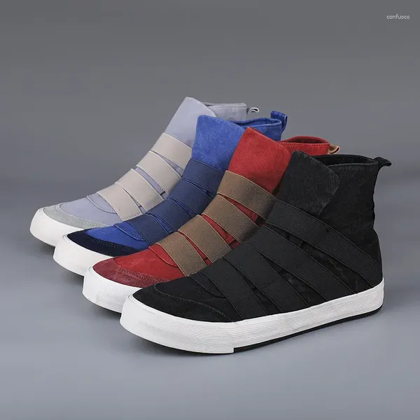 Sapatos casuais 2024 COREAN HIGH TOP SODO PODO PODE