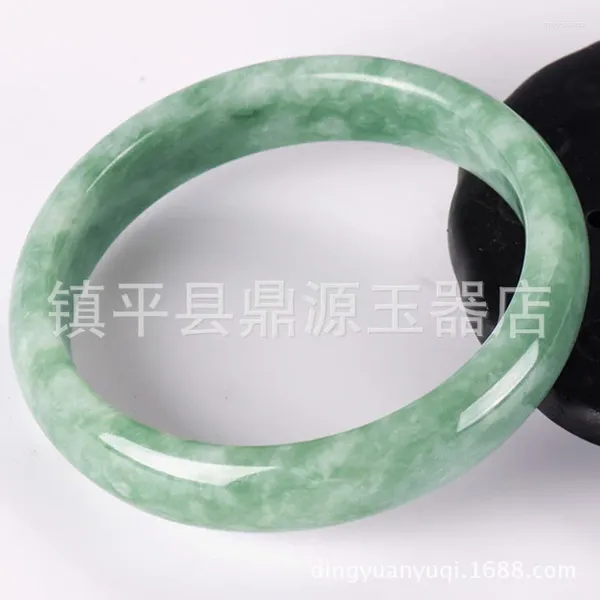 Bangle Guizhou Jade Bracelet Оптовые изумрудные плавучие цветы.